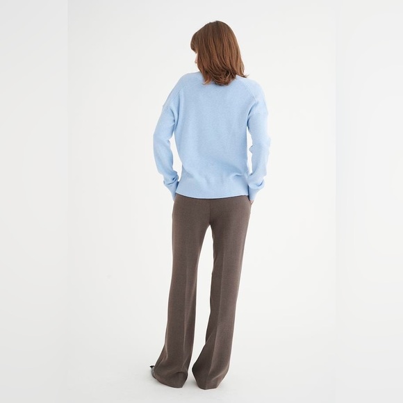 InWear Tenley V neck Pullover Sweater in Blue Size Small - Picture 2 of 13